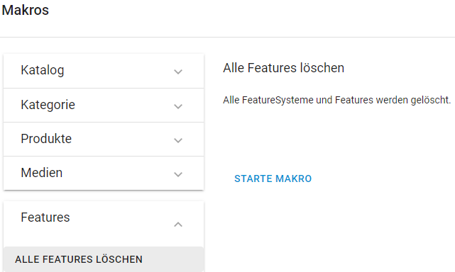 Alle Features löschen 2