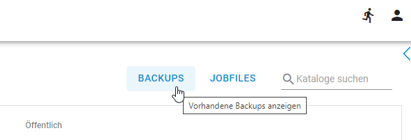 Arbeitsbereich 4 Backups