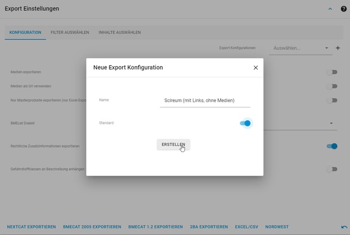 Export Konfigurator 3