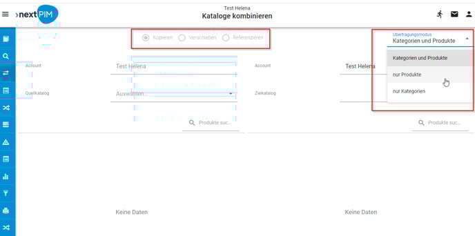 Kataloge kombinieren 2