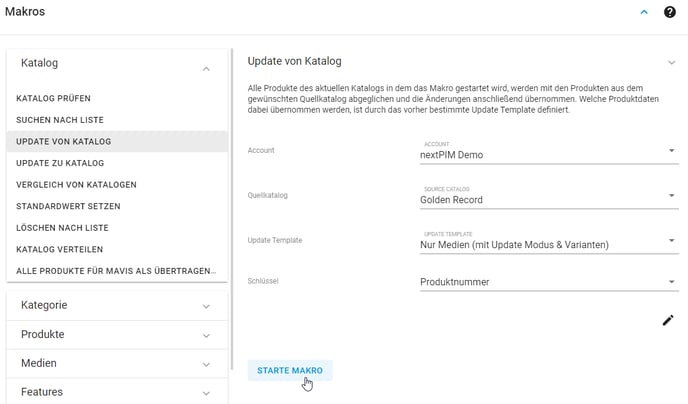 Update von Katalog 11