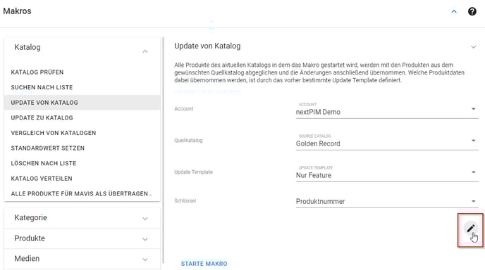 Update von Katalog 3