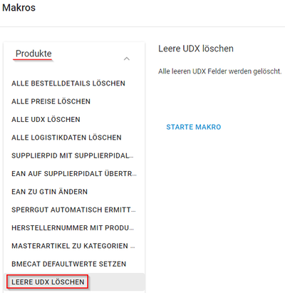 Leere UDX löschen 2-1