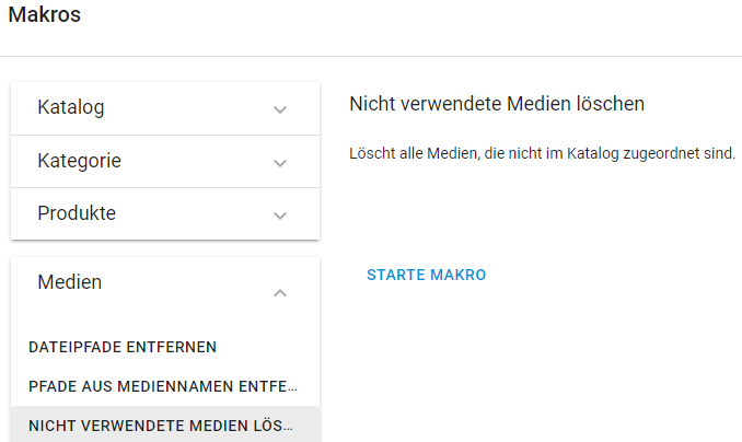 Nicht verwendete Medien löschen 2