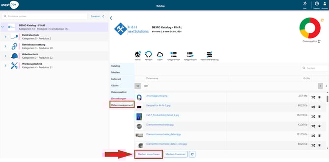 Medien importieren 3