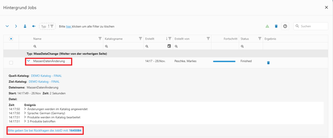 Hintergrund-Job-Beispiel