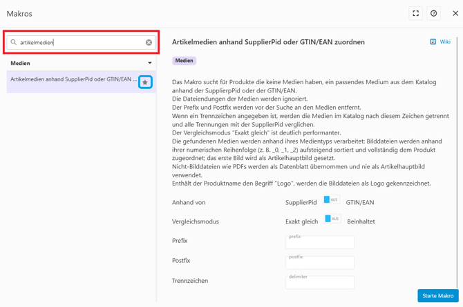 Makro Artikelmedien