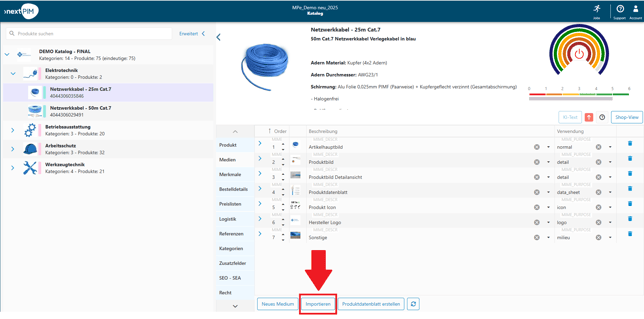 Medien importieren 1