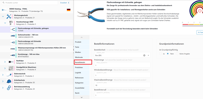 Orderdetails umwandeln 2